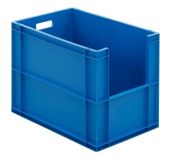 picture of BiGDUG Euro Stacking Pick Bin - 450h x 400w x 600d mm - 84 Litre - Blue - [BDU-BNBPB4644B]