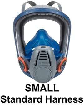 picture of MSA - Advantage 3211 - Full Facepiece Respirator - With Twin Bayonet MSA Connection - Small - [MS-10027727] - (LP)