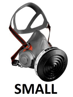 picture of 3M Reusable Half Face Mask and P3 Particulate Filter Kit - Small - [3M-HF-3011]