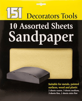 Picture of 151 - Sand Paper - 9inch x 11inch - Pack of 10 - [PD-JHD1002C] - (DISC-R)
