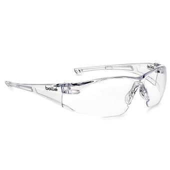 Picture of Bolle RUSH Safety Spectacles with Neck Cord Clear Anti-Scratch Anti-Fog Lens - [BO-RUSHPSI]