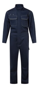 picture of Portwest BZ523 - Bizweld Work FR Coverall - Navy - PW-BZ523NVR