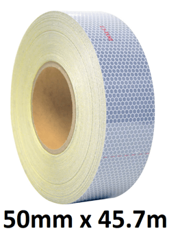 picture of Heskins Glass Bead DOT Tape White - 50mm x 45.7m - [HE-H6602W-50]