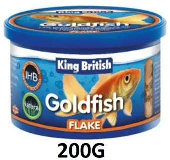 picture of King British Goldfish Flake 200g - [CMW-GFLAK6]