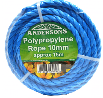 picture of 10mm x 15m Polypropylene Rope Mini Coils - CTRN-CI-PR025