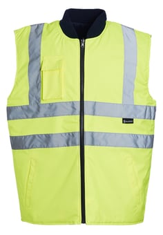 picture of Blackrock Hi-Vis Reversible Bodywarmer - Yellow - RDO-80005
