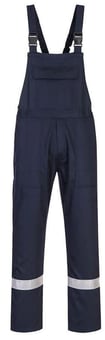 Picture of Portwest BZ17 Bizweld Iona Navy Blue Bib & Brace - PW-BZ17NAR