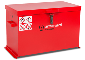 Picture of ArmorGard - TRANSBANK- TRB4 - Cost Effective Hazardous Storage Container For Transport - Internal Dimensions 790mm x 415mm x 510mm - [AG-TRB4]