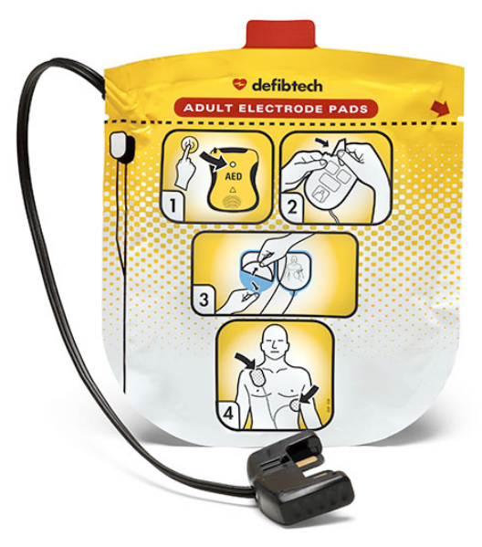 Defibtech Lifeline VIEW/ECG/PRO Adult Defibrillation Pads - [ORT-DDP-2001] - (DISC-R)