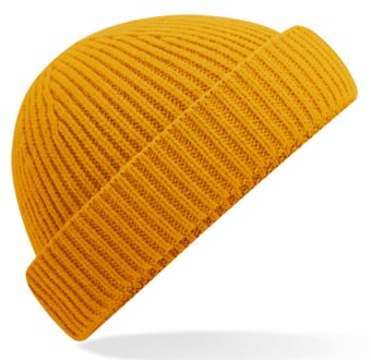picture of Beechfield Harbour Beanie - Mustard - [BT-B383R-MUS]