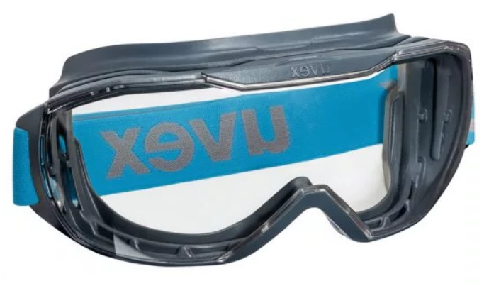 Uvex Megasonic Safety Goggles Polycarbonate Clear - [TU-9320265] - (LP)