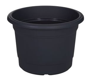 picture of Whitefurze 35cm Round Milano Planter - Gunmetal - [WHF-G01R354]