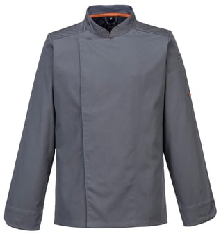 picture of Portwest Chefswear - MeshAir Pro Long Sleeved Jacket - Slate Grey - PW-C838SGR