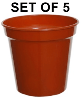 picture of Whitefurze Garden Pot Set - 12.7cm / 5 Inch - Set of 5 - [WHF-G042163]