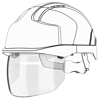 Picture of JSP - Replacement Integrated Shield for EVO VISTAshield - [JS-AMV200-000-000]