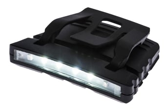 picture of Portwest - PA72 - LED Cap Light - Black - USB Rechargeable Battery Included - [PW-PA72BKR]