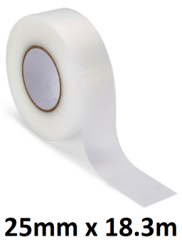 picture of Heskins TackyGrip Clean Removal Adhesive Transparent - 25mm x 18.3m - [HE-H3475T-25]