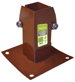 Picture of Bolt Down Fence Post Support - 75 x 75mm - [CI-CJ313L]