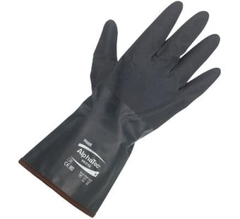 picture of Ansell AlphaTec 58-270 Nitrile Coated Gauntlet - Pair - AN-58-270