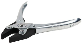 picture of Maun Smooth Jaws Flat Nose Parallel Plier Return Spring 140 mm - [MU-4871-140]