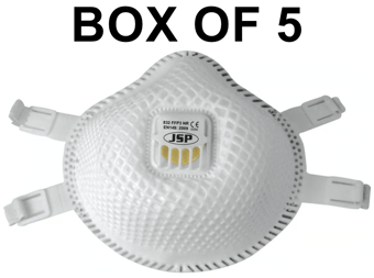 picture of JSP 832 Flexinet Mask FFP3 Valved Box of 5 - [JS-BER130-001-M00]