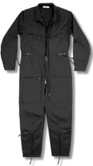 Picture of Black Continental Style Flying Coverall - Cotton - Waist Adjusters - RT-COFL-L-BLACK