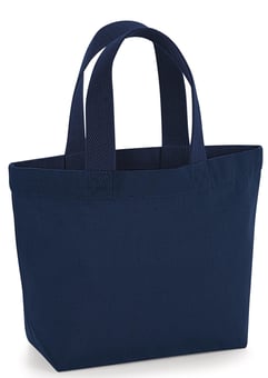 Picture of Westford Mill EarthAware Organic Marina Mini Tote - French Navy Blue - [BT-W845-FNVY]