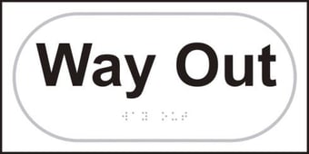 Picture of Spectrum Way Out - Taktyle 300 x 150mm - SCXO-CI-TK0317BKWH