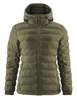 picture of James Harvest Ladies Woodlake Heights Padded Jacket - Moss Green - BT-HAR2121041-H704