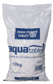 picture of Hydrosoft High Purity Round Salt Tablets - 10kg Bag - [PK-AQUATAB0010]