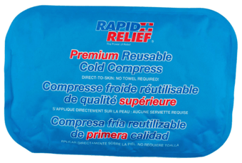 Picture of Rapid Relief Premium Reusable Cold Compress 8" x 12" - BE-RA11270]