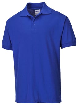 Picture of Portwest - Naples Polycotton Polo Shirt - Royal Blue - PW-B210RBR