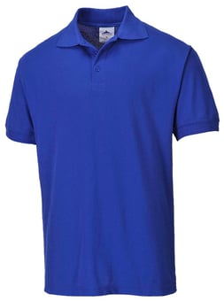 Picture of Portwest - Naples Polycotton Polo Shirt - Royal Blue - PW-B210RBR