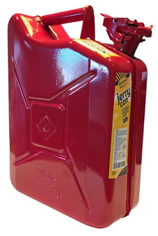 picture of Prosolve Red Metal Jerry Can - 10 Liters - [PV-PVMJC10R]