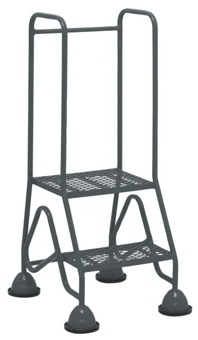 picture of Slingsby Multi Glide Premium Platform Steps - 2 Treads - Grey - [SLB-434878] - (LP)