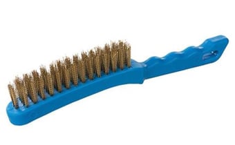 Picture of Brassed Wire Brush Plastic - 4 Row - [SI-763578]