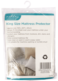 picture of Ashley King Size Mattress Protector - 153 x 207 x 20cm - [BB-CV102]