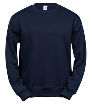 picture of Tee Jays Men's Power Sweatshirt - Brushed Inside - Navy Blue - BT-TJ5100-NVY