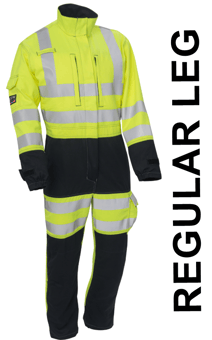 picture of ProGARM 6458 Linesman Arc Coverall - Navy/Yellow - Regular Leg - PG-6458-RL - (LP)