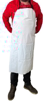 picture of PVC Reusable White Apron - 70 x 100 cm - [HXP-HX-PA-WH]