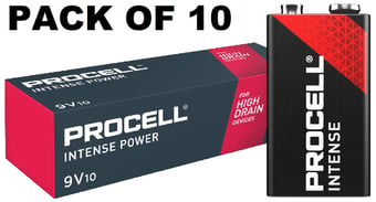 picture of Procell - Intense Power - 9V Batteries - Pack of 10 - [HQ-IPC1604]