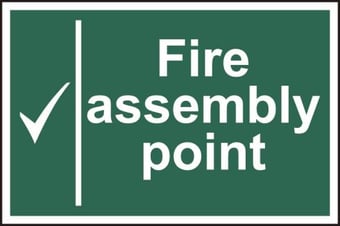 picture of Spectrum Fire assembly point – PVC 300 x 200mm - SCXO-CI-1527