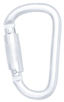 picture of Kratos Stainless Steel Quarter Turn Locking Karabiner - 22.5mm Gate Opening - [KR-FA5010622]