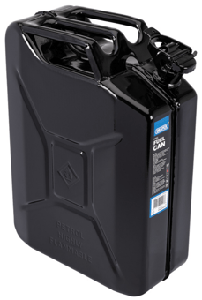 picture of Draper - Steel Fuel Can - 20L - Ideal For Storing And Transferring Flammable Liquids - Black - [DO-SFC20L-BLACK/C]