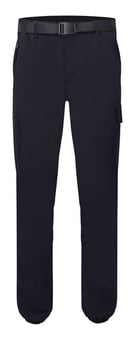 Picture of Portwest L712 - Stretch Lightweight Cuffed Trousers - Black - Regular Leg - PW-L712BKR