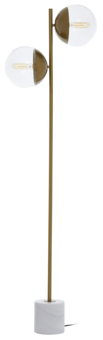 picture of Revive 2 Light Floor Lamp Gold Finish - [PRMH-BU-X2502X347]