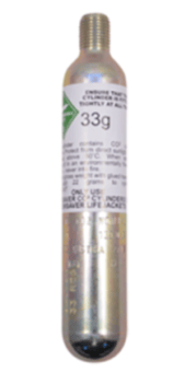 picture of Crewsaver CO2 Cylinder - 33gm Cylinder for Gas Operated Lifejacket - [CW-10014-C]