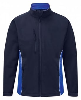 Picture of Silverstone Navy/Royal Blue Softshell Jacket - 320gm - ON-4280-50-NAV/ROY