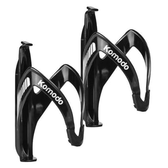 picture of Komodo Set of 2 Bicycle Fibreglass Water Bottle Cage - [TKB-BOT-CAG-BLA-AA-X2]