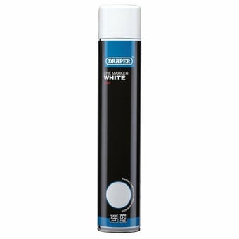 picture of Draper - White Line Marker Spray Paint - 750ml - [DO-41915]